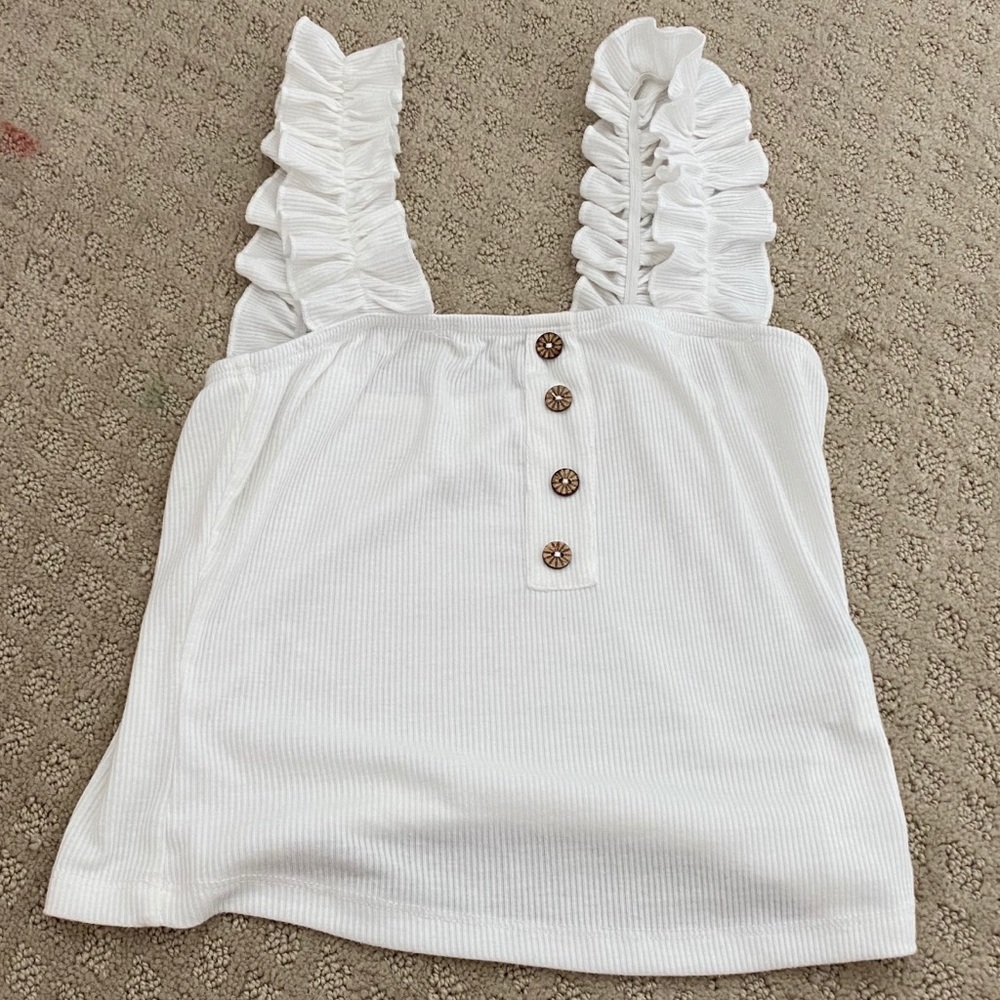 Cute white crop top